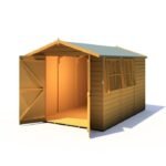 Shire Guernsey 10ft x 7ft Shiplap Apex Shed - Image 4