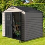 Duramax StoreMax Plus – 7ft x 7ft Plastic Garden Shed in Grey - Image 3