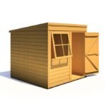 Shire Shiplap 7ft x 7ft Pent Wooden Garden Shed - Image 3