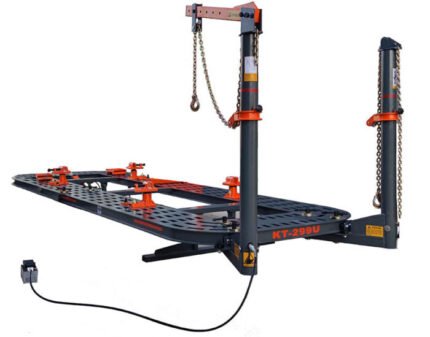KATOOL 22 FEET 2 TOWERS AUTO BODY FRAME MACHINE WITH CLAMPS HOOKS TOOLS CART