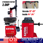 Combo 1: Tire Changer KT-T800 & Wheel Balancer KT-B700 - Image 2