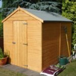 Shire Shiplap 8ft x 6ft Apex Shed (Single Door)