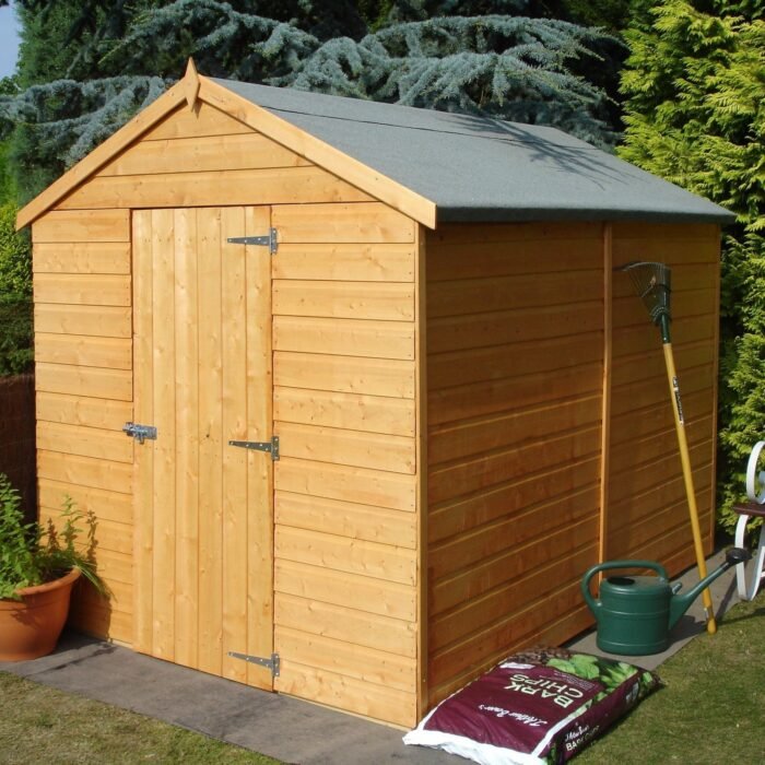 8x6DurhamApex_2-700x700-1.jpg Shire Shiplap 8ft x 6ft Apex Shed (Single Door) - Image 1