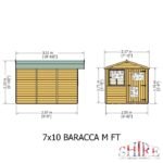 Shire Barraca 10ft x 7ft Shiplap Shed - Image 7