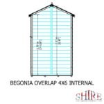 Shire Overlap 4ft x 6ft Reverse Apex Shed - Image 5