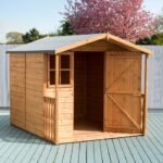 Shire Casita 9ft x 7ft Garden Shed with Veranda - Image 2