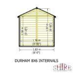 Shire Shiplap 8ft x 6ft Apex Shed (Single Door) - Image 6