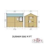 Shire Shiplap 8ft x 6ft Apex Shed (Single Door) - Image 7