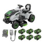 EGO POWER+ T6 42 in. Battery Riding Lawn Tractor Kit with Six 6.0Ah Batteries - Image 2