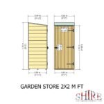 Shire 2ft x 2ft Garden Store - Image 6