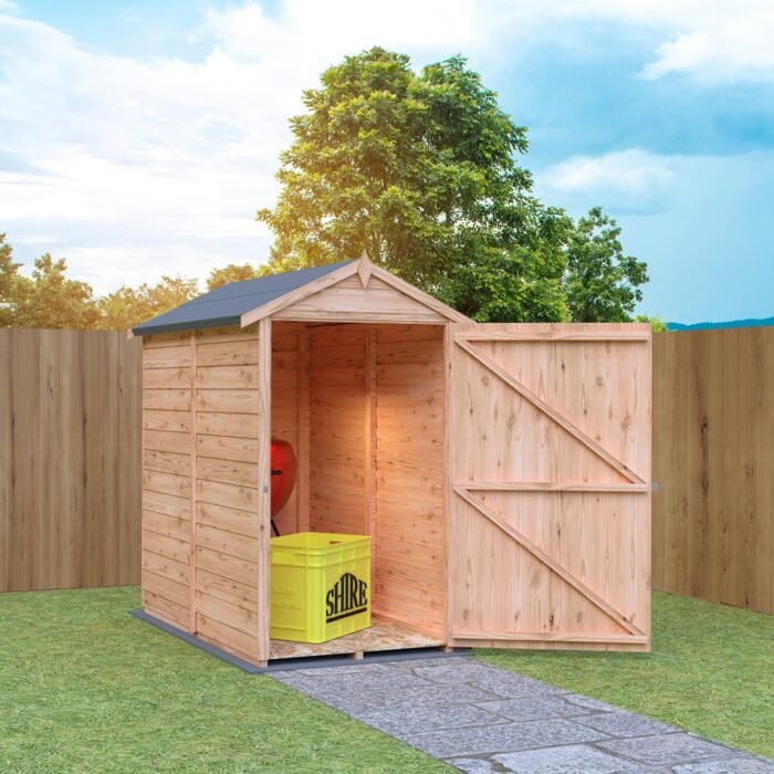 Overlap_3x5_fence_2-700x700-1.jpg Shire Garden Value Overlap 3ft x 5ft Shed - Image 1