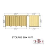 Shire Shiplap 4ft x 2ft Storage Box - Image 5