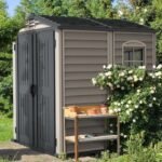 Duramax Store Mate Plus – 6ft x 6ft Plastic Garden Shed in Grey - Image 2