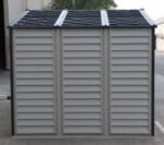 Duramax Woodside Plus – 10ft x 8ft Plastic Garden Shed in Grey - Image 2