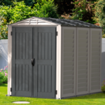 Duramax YardMate Plus – 5ft x 8ft Plastic Garden Shed in Grey