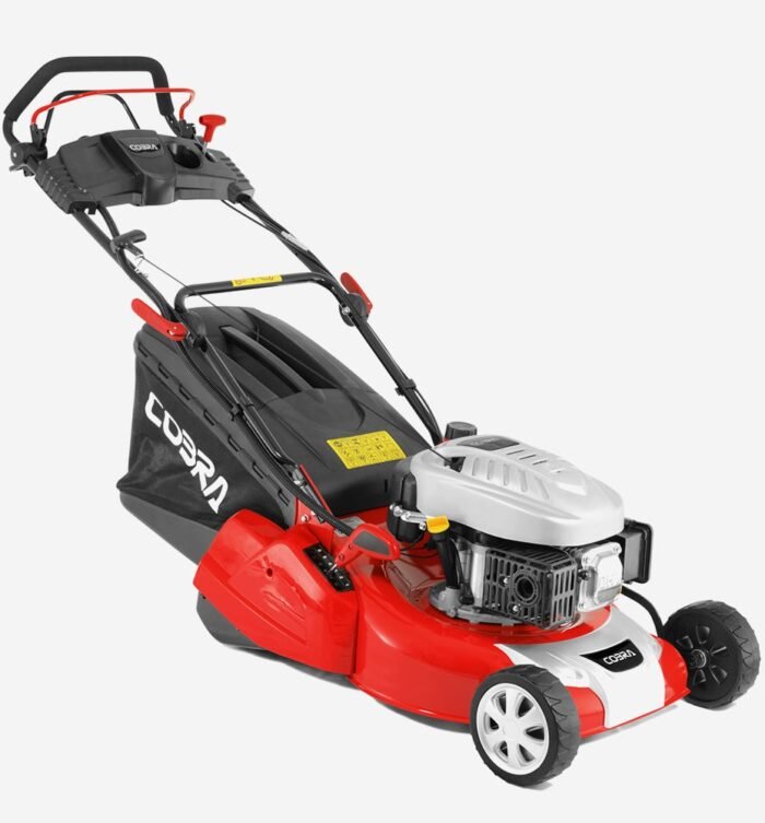 cobra-rm46spce-petrol-lawnmower-rear-roller-4-700x753-1.jpg Cobra RM46SPCE Petrol Lawnmower Self Propelled Rear Roller – Key Start - Image 1