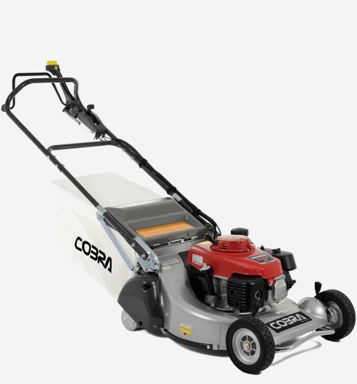 cobra-rm53sph-pro-lawnmower-rear-roller-petrol-700x753-1.jpg Cobra RM53SPH-PRO Petrol Lawnmower Self-Propelled Rear Roller - Image 1