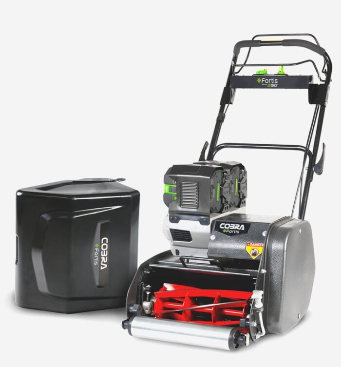 fortis14E_new_large_f85fbe14-174e-4628-8143-e669f354f278-700x753-1.jpg Cobra Fortis 14E Cordless Cylinder Mower 35cm - Image 1