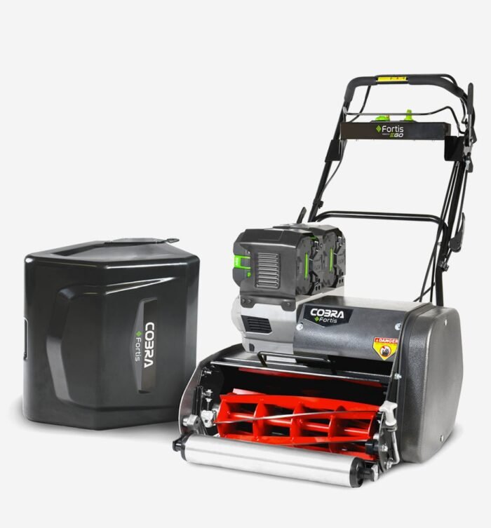 fortis17E_new_large_3e966d13-c380-49ff-b621-54baed1360bf-700x753-1.jpg Cobra Fortis 17E Cordless Cylinder Mower 43cm - Image 1