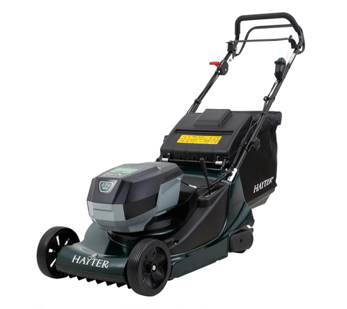 hayterharrier48angledright-193_lrg.png Hayter Harrier 48 Cordless Variable Speed Lawn Mower - Image 1