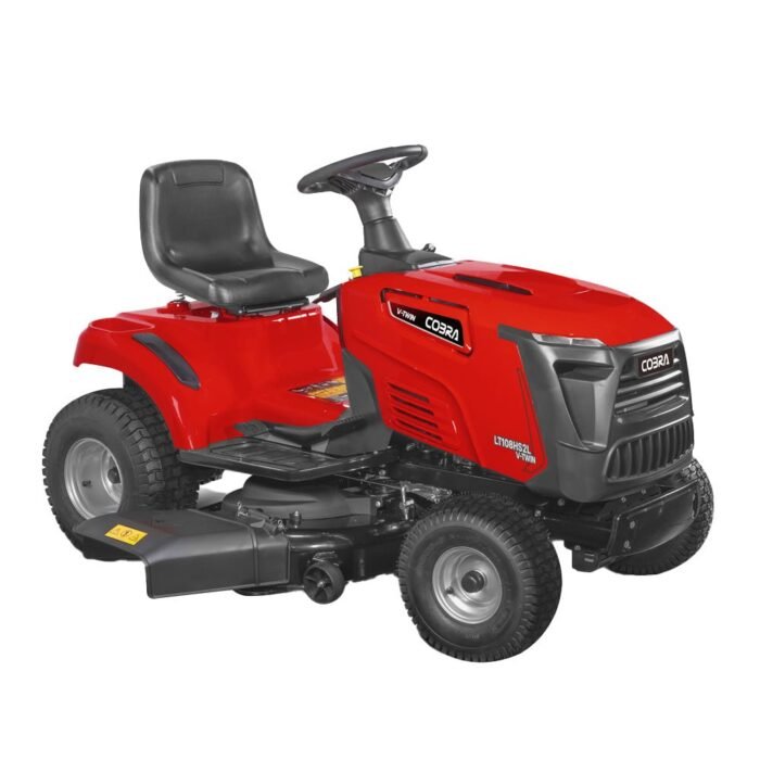 lt108hs2l_new_large_41b89401-e94c-4c23-8754-71f15302b3f6-700x700-1.jpg Cobra LT108HS2L V-Twin Petrol Lawn Tractor 108cm - Image 1