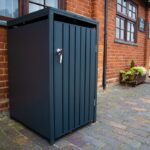 Anthracite Grey Wheelie Bin Storage – Single Bin Store - Image 2