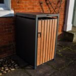 Wood Effect Wheelie Bin Storage – Single Bin Store - Image 2