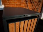 Wood Effect Wheelie Bin Storage – Single Bin Store - Image 3
