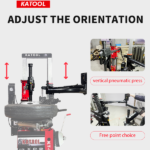 KATOOL Tire Changer KT-855 Vertical Tire Press changer Wheel Changer Machine - Image 3