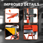 KATOOL 8000 lbs Mid Rise Scissor Lift Electric 220v 47” Release Auto Lift Car Lift - Image 4