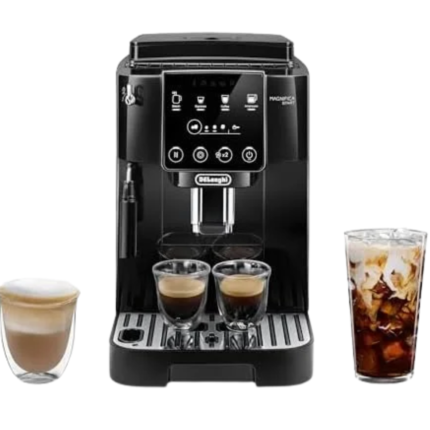 De’Longhi Magnifica Start Automatic Espresso Machine with Manual Milk Frother & Built in Grinder – 3 One-Touch Recipes, Easy-to-Clean, Home Barista Coffee Maker for Lattes, Cappuccino, Iced Coffees