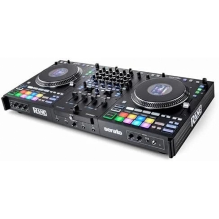 Rane PERFORMER 4-Channel Motorized DJ Controller, 7″ Platters with Displays, Precisions Feel Faders, Stem Split, Advanced FX, Serato DJ Pro Includeds