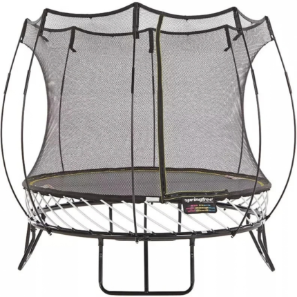 Springfree Trampoline 8′ Compact Round Trampoline with Safety Enclosure