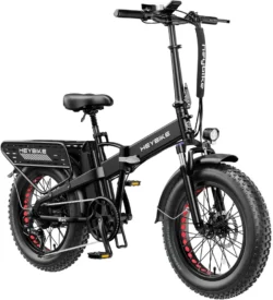 Heybike Fat Tire Mountain Electric Bikes, 1200 W, 45 Miles, 1~3 Pedal Assist, Greys
