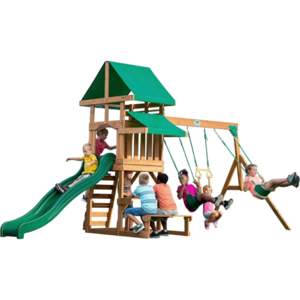Backyard Discovery Belmont All Cedar Swing Set