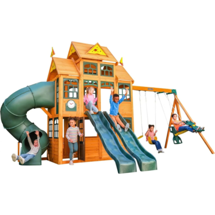 KidKraft Falcon Ridge Wooden Swing Set/Playset